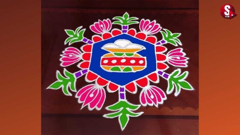 தமிழர் திருநாளில் வாசலில் போட வேண்டிய கோலங்கள்.!| New Pongal Rangoli Designs
