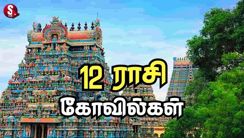 எந்த ராசிக்காரர் எந்த கோவிலுக்கு செல்ல வேண்டும்.. | 12 Rasi Temples in Tamil