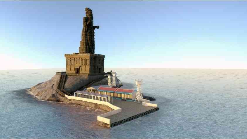 Thiruvalluvar statue : கடலில் நடந்து செல்லலாம்..? திருவள்ளுவர் சிலையை காண புதிய பாலம்..!