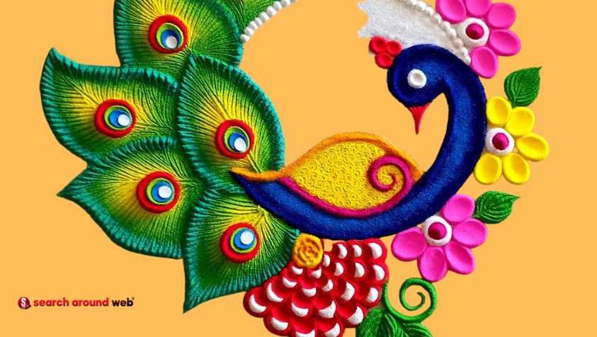 போட்டா இப்படி போடணும்...புதுமையான மயில் கோலங்கள் | Pongal Peacock Kolam  