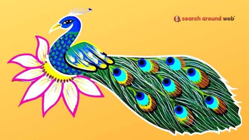 பொங்கலுக்கு அழகான மயில் கோலங்கள்.! | Pongal Peacock Kolam